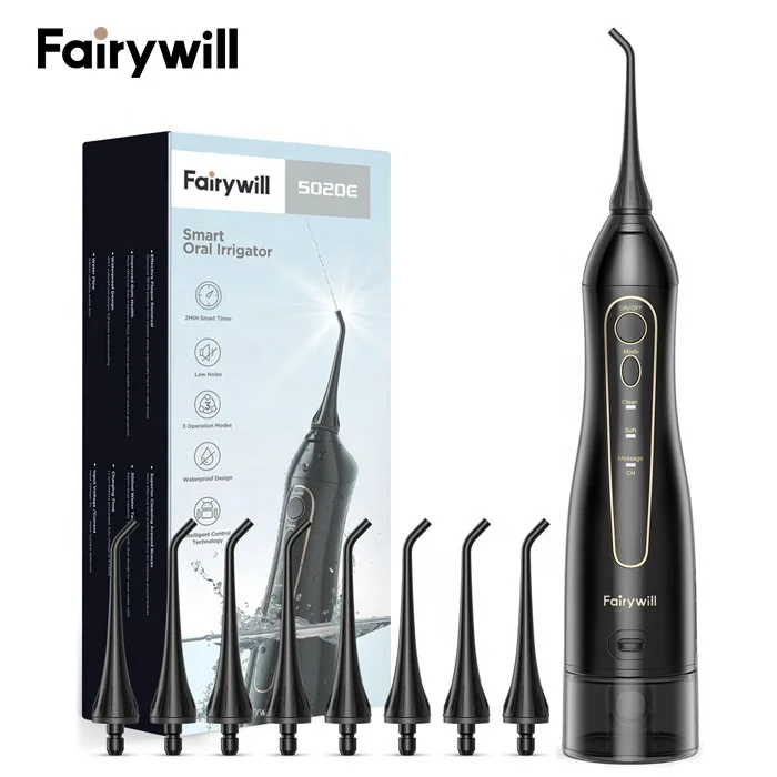 Fairywill FW 5020E deatal зубная щетка зубов приятно выбрать пик H2O B Оральный ирригатор Флоссер импульсный ирригатор для полости рта воды ирригатор чувствовать себя цвета сахарной ваты