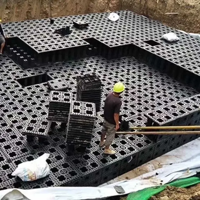 Rainwater Module Underground Storm Tank Detention System Attenuation Tank Stormwater Collection Crates
