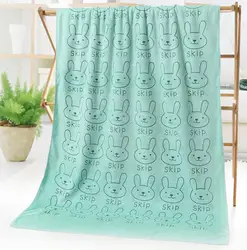 Роскошное абсорбирующее хлопковое банное полотенце с мультяшным принтом для ванной комнаты