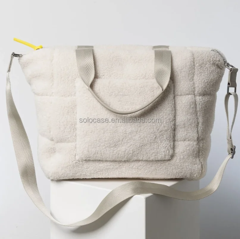 Cute Plush Women's Sherpa Fluffy Shoulder Bag