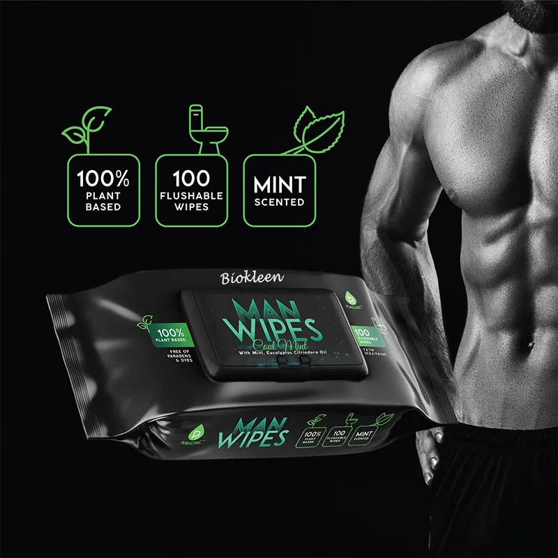 Biokleen 50 Count Resealable Flip Hand And Deodorizing Wipes After