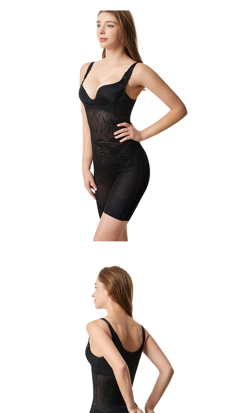 Wholesale Women Tummy Body Bodysuit Booty Seamless Shaper Full Body Waist Trainer Shapewear Bodysuit supplier