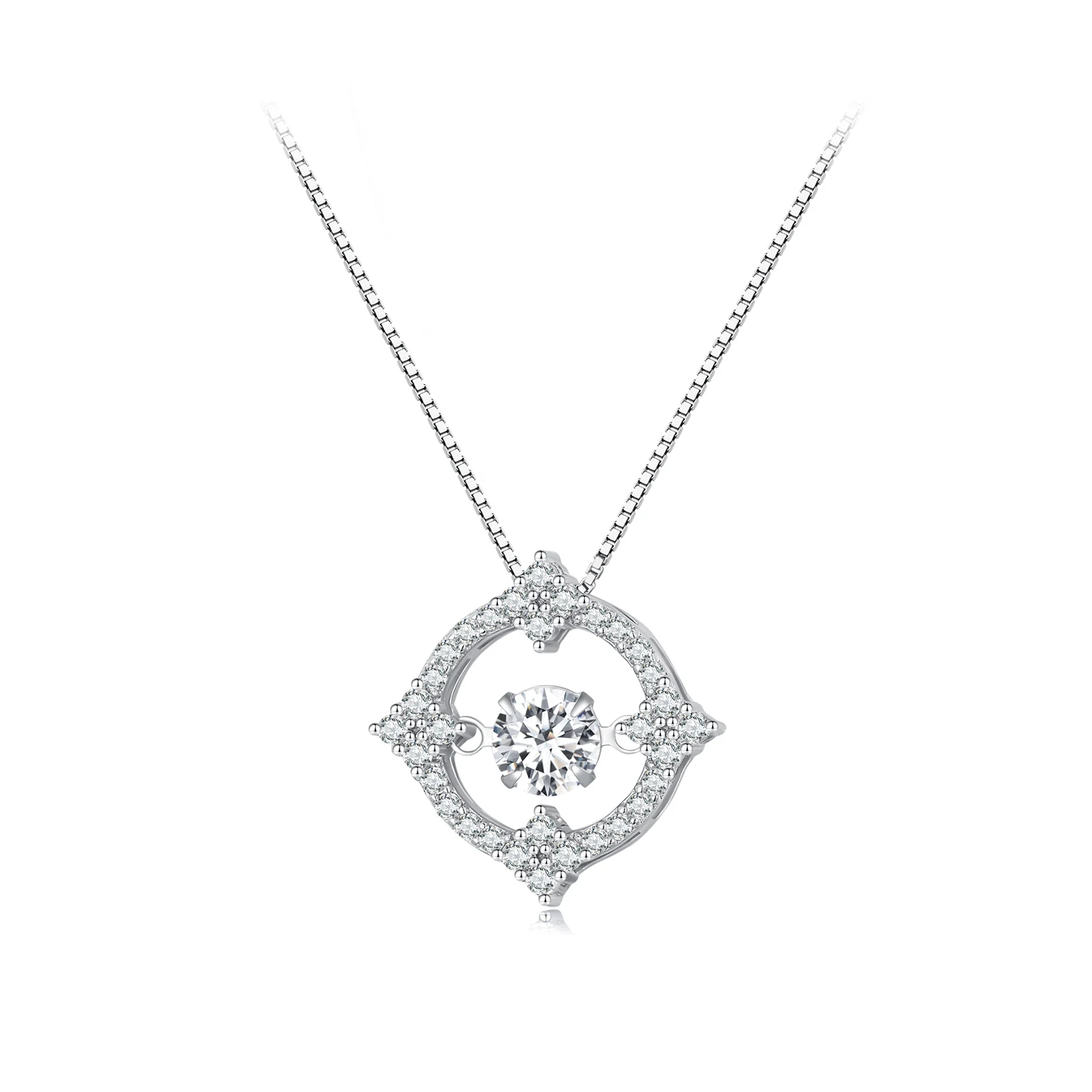 Sparkling Moissanite Pendant Perfect Anniversary Gift
