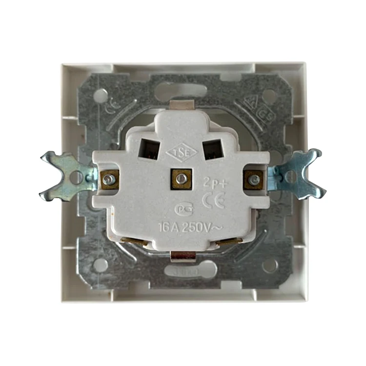 Universal 2P+T Outlet Power Socket Eu Wall Socket