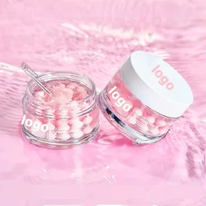 Korean Daily Use Anti-Aging Wrinkle Gel-Cream Moisturizer Niacinamide Brighten Face Neck Cream Hyaluronic Acid Herbal Glycerin