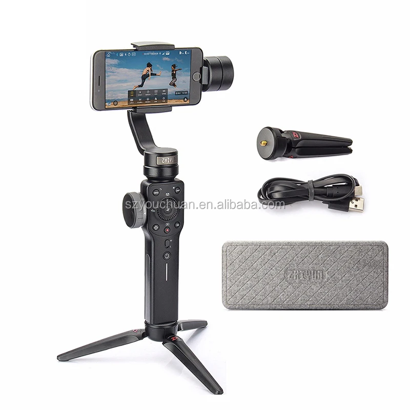Zhiyun Smooth 4 Q 3軸ハンドヘルドジンバルスタビライザー