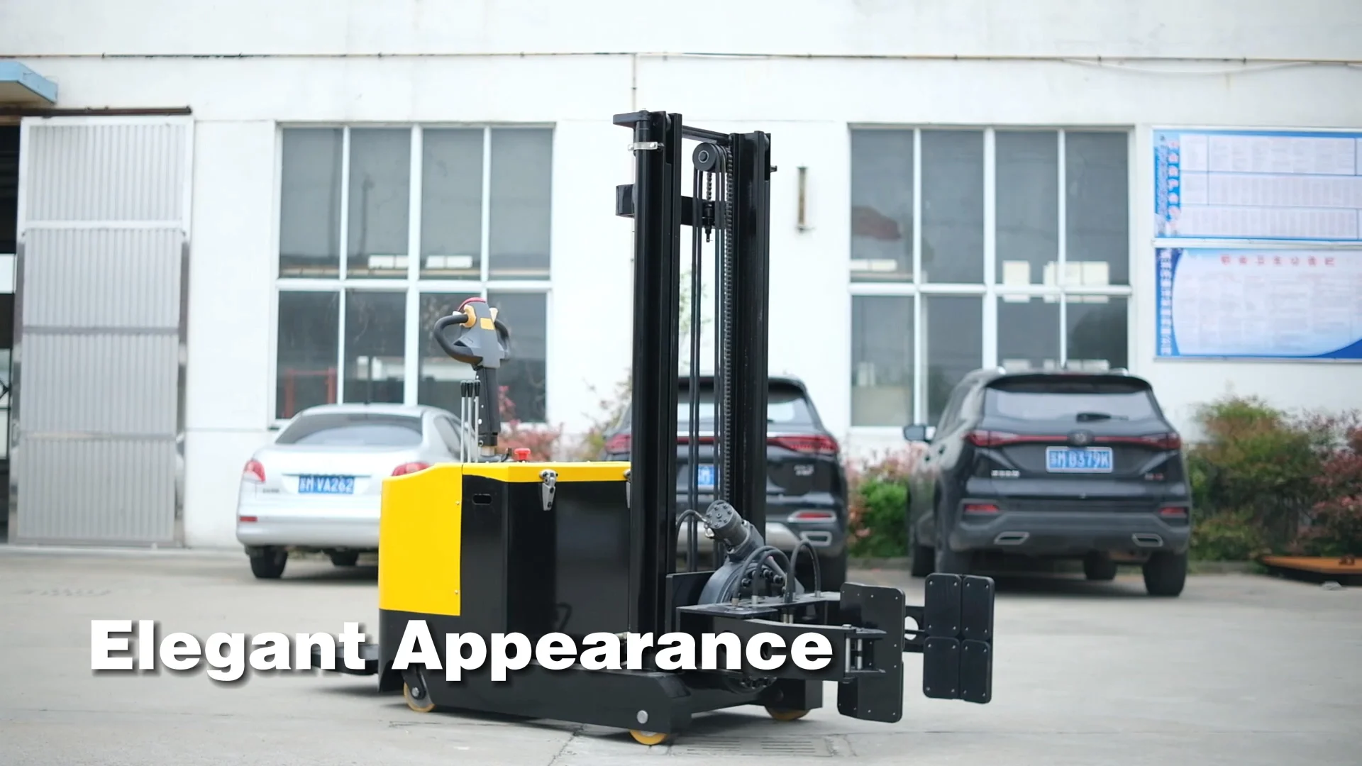 Heavy Duty Reel Clamp Forklift Stacker With 500kg Load Buy Heavy Duty