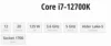I7-12700K [Brand new boxed warranty 3Years]