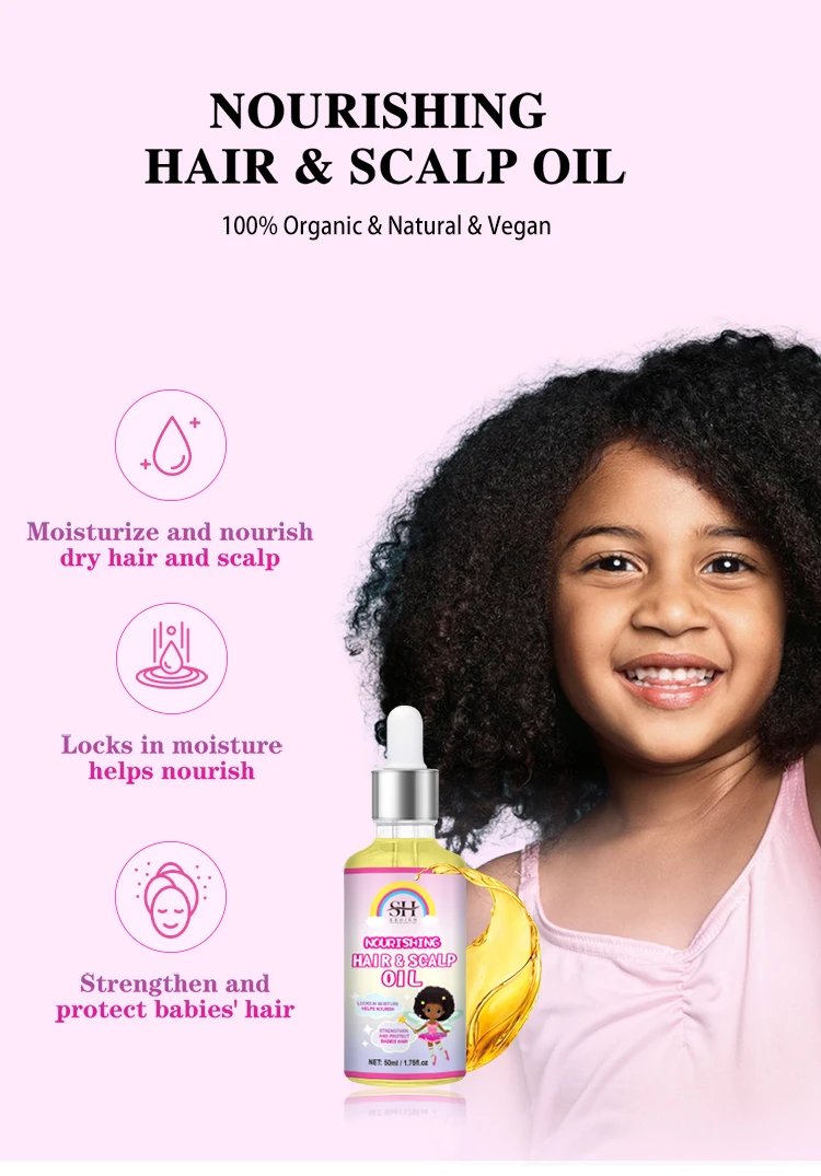 Natural Black Children's Hair Care Set Children's Deep Care Shampoo And