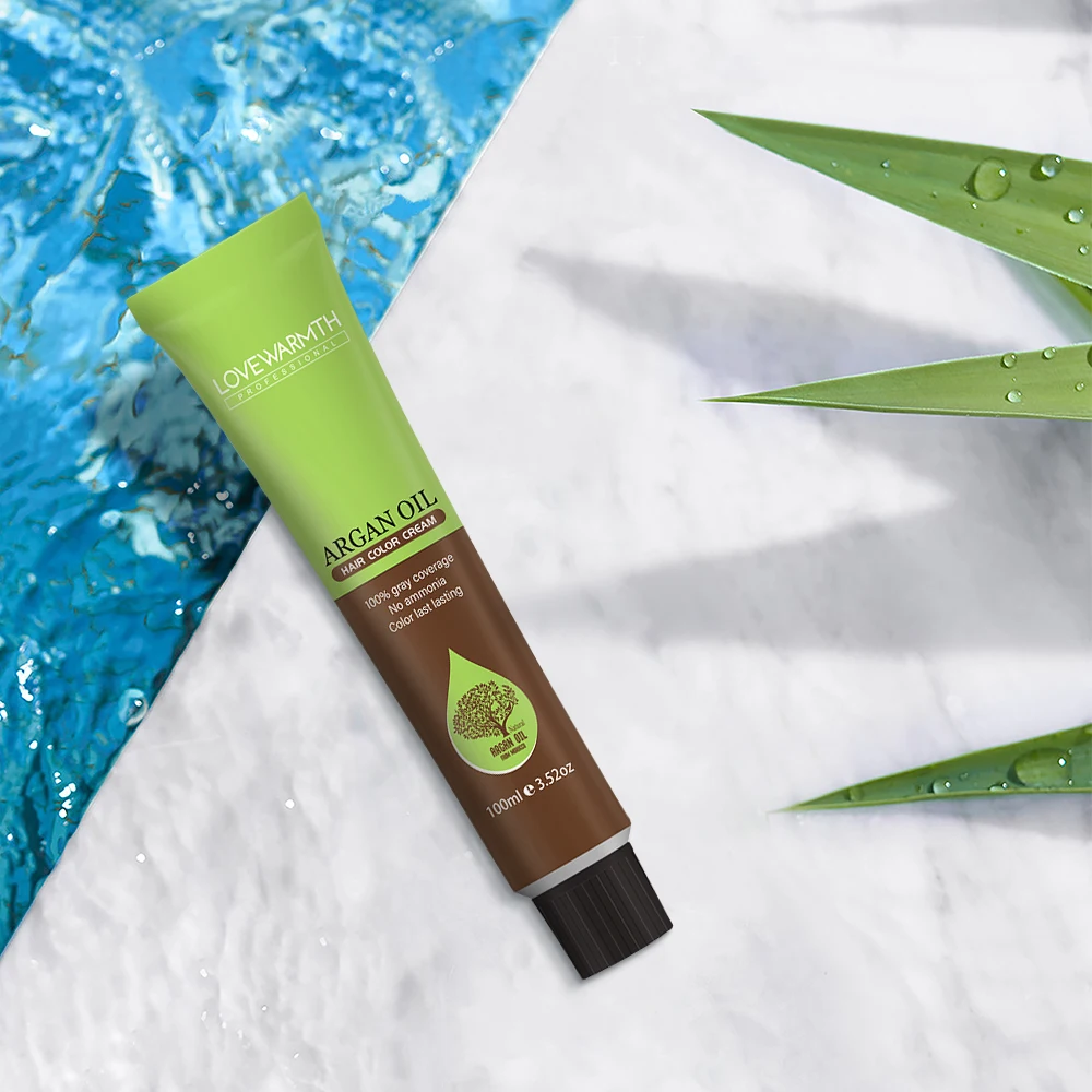 Профессиональная итальянская краска для волос фирменная марка Крем Для Перманентного окрашивания аргановое масло