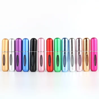 5ml 8ml 10ml 15ml 20ml Aluminum Bottles Perfume Spray Refillable Perfume Bottle For Travel Perfume Bottle Oval