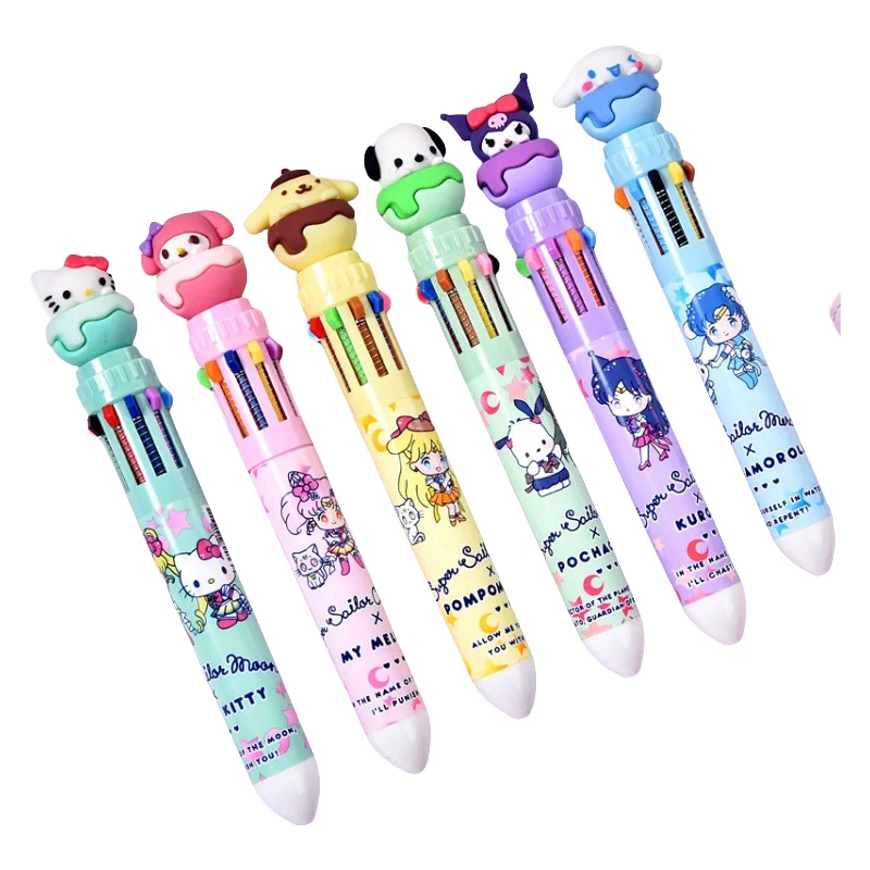 Sanrio Kawaii Cute Cartoon Gel Pen School Stationery 0.5mm With Black ...