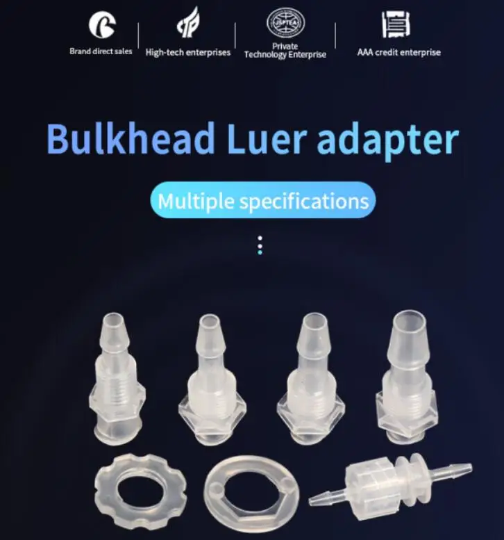Laboratory Luer Lock Connector Bulkhead With Nut Standard Size Buy