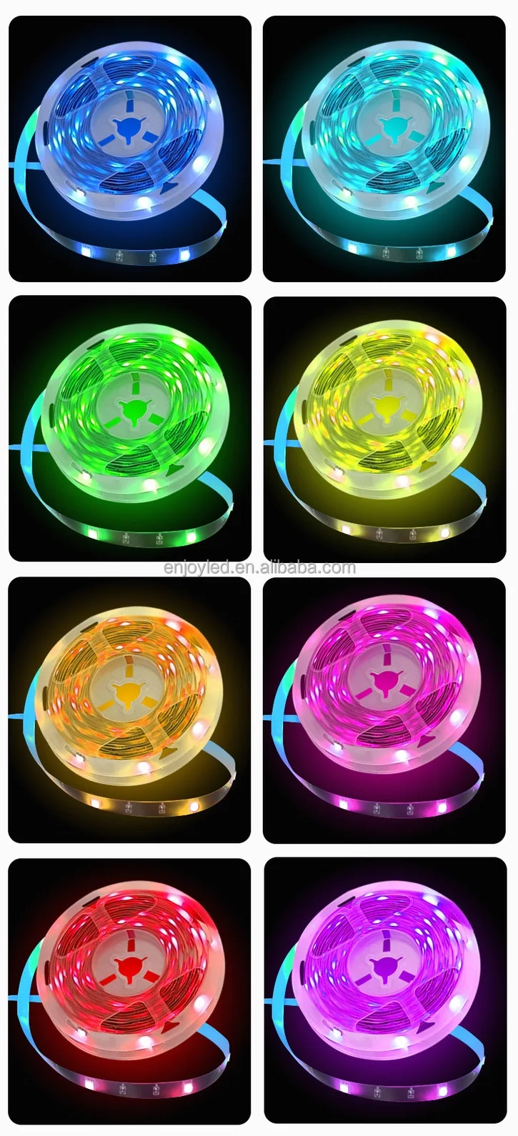 44key bluetooth APP USB Light strings for TV 5V 1m2m3m4m5m10m15m20m30m40m