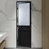 Puerta batiente vintage francesa - Puerta pequeña negra 1