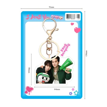 Custom Kengnamping CP Support Acrylic Keychain Double-sided 2-Pcs