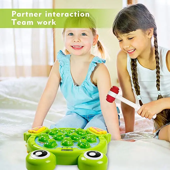 Jeu interactif Whack A Frog | Jouets interactifs Parent-Enfant Jeux