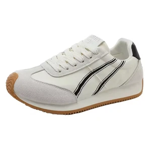 Customized Women's Color Blocking Sports Shoes Spring Autumn Breathable Non-Slip Rubber Soled Running Shoes