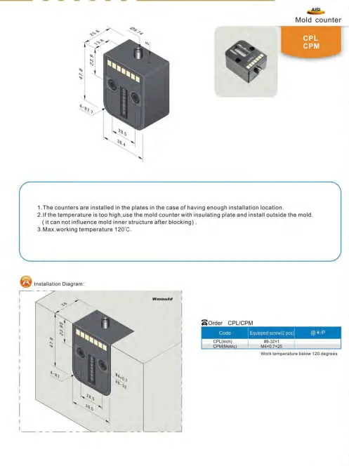 Injection Counter Injection Mold Parts Mechanical Digital Mold Cycle Counter| Alibaba.com