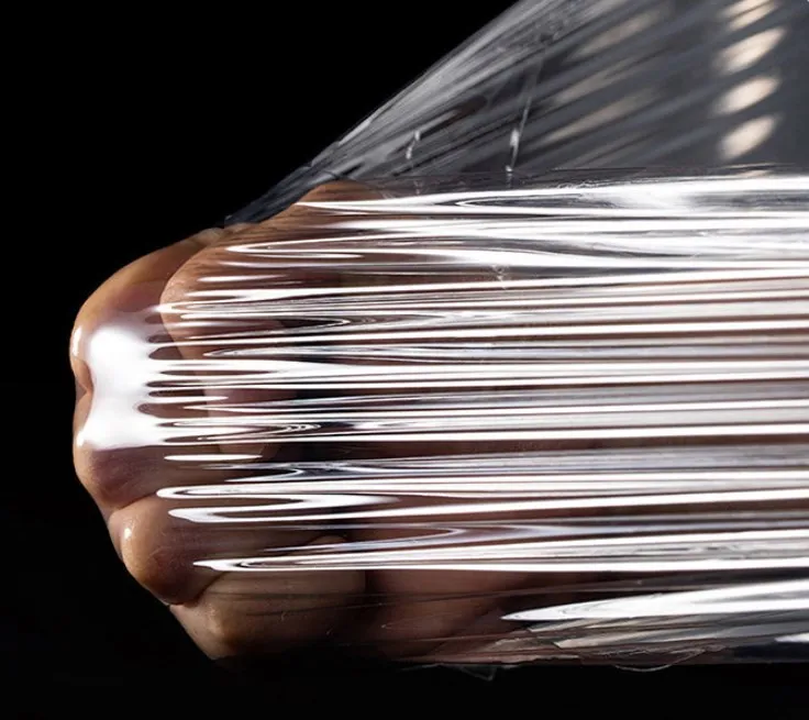 Пластиковая прозрачная эластичная пленка для упаковки поддонов, прочная упаковка