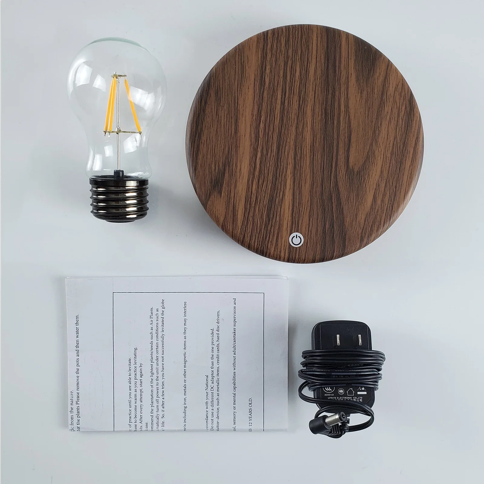Touch Sensor Magnetic Levitation Table Lamp Creativity Floating Glass LED Bulb Night Light for Home Decor