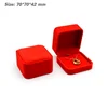 Caja de collar roja