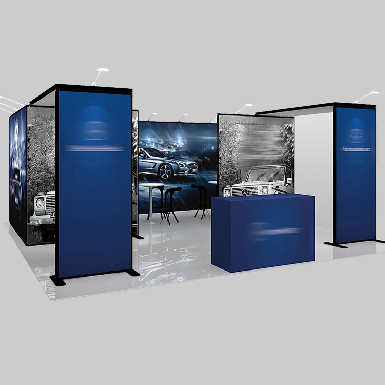 Aluminum Frame Modular 6x6 Exhibition Booth 3x6 Trade Show Booth ...