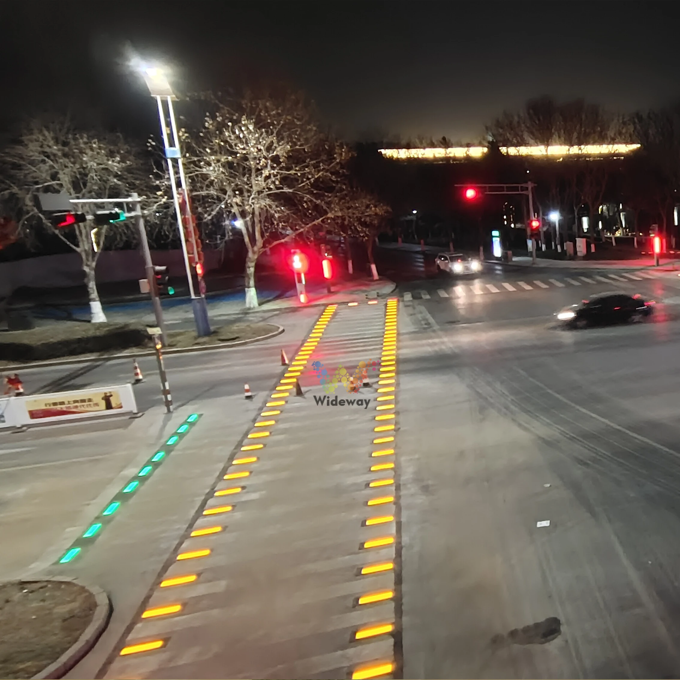 地下照明LED横断歩道地上ゼブラ横断警告信号機| Alibaba.com