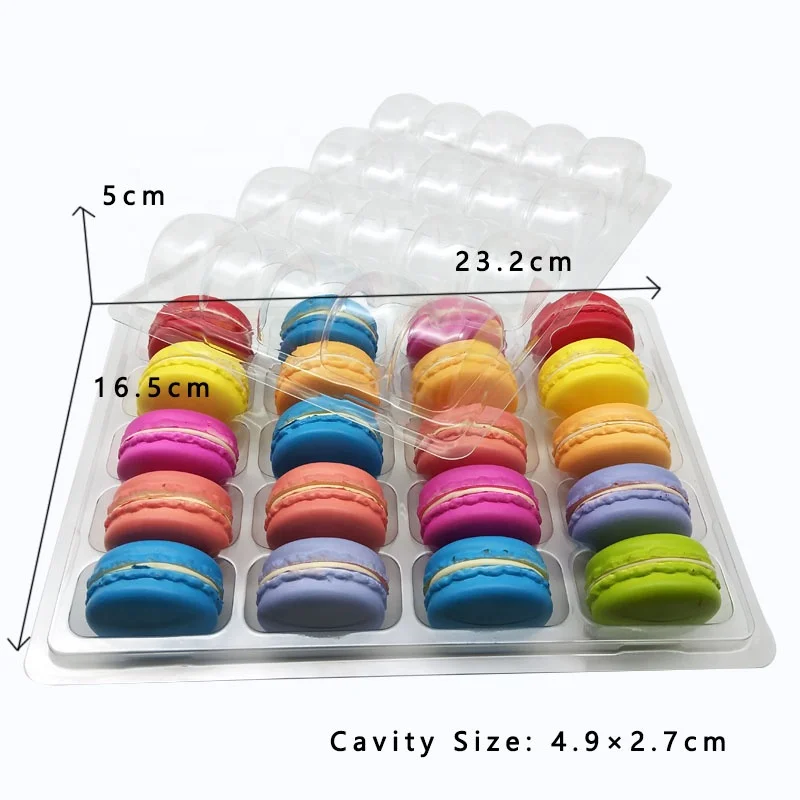 Macaron Clamshell Packaging for 10,12,18,20,35 and 50  Macarons