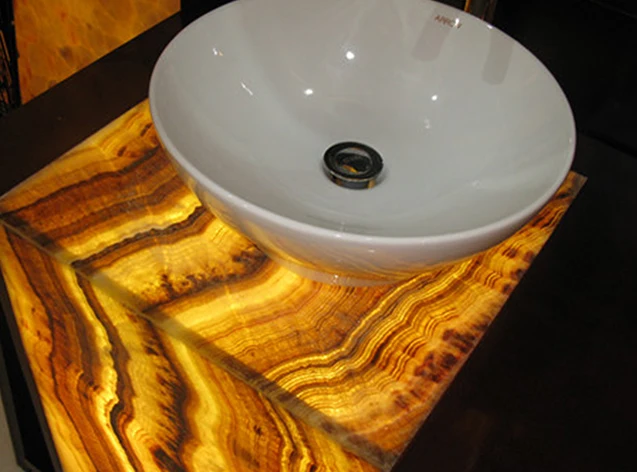 Translucent Stone Backlit Onyx for Interior Wall Panel Sheets Decoration Faux Alabaster