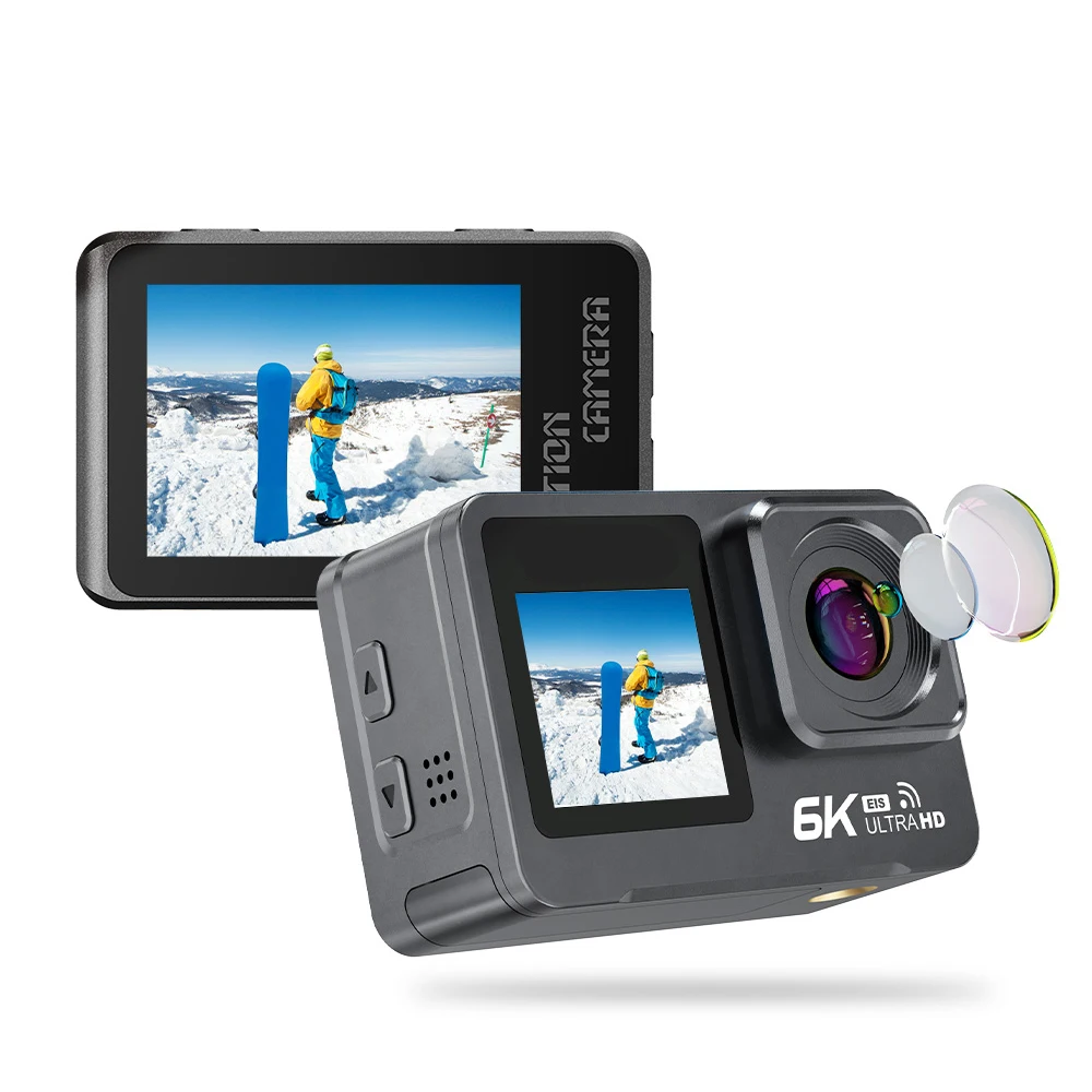 6K Sport-Recorder-Camera Vlog Action Cam Video Camera 40
