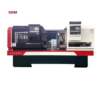 Source manufacturer DOUBLE HEAD automatic rotative tool indexable torno haas cnc lahe 4 axis with chip conveyor