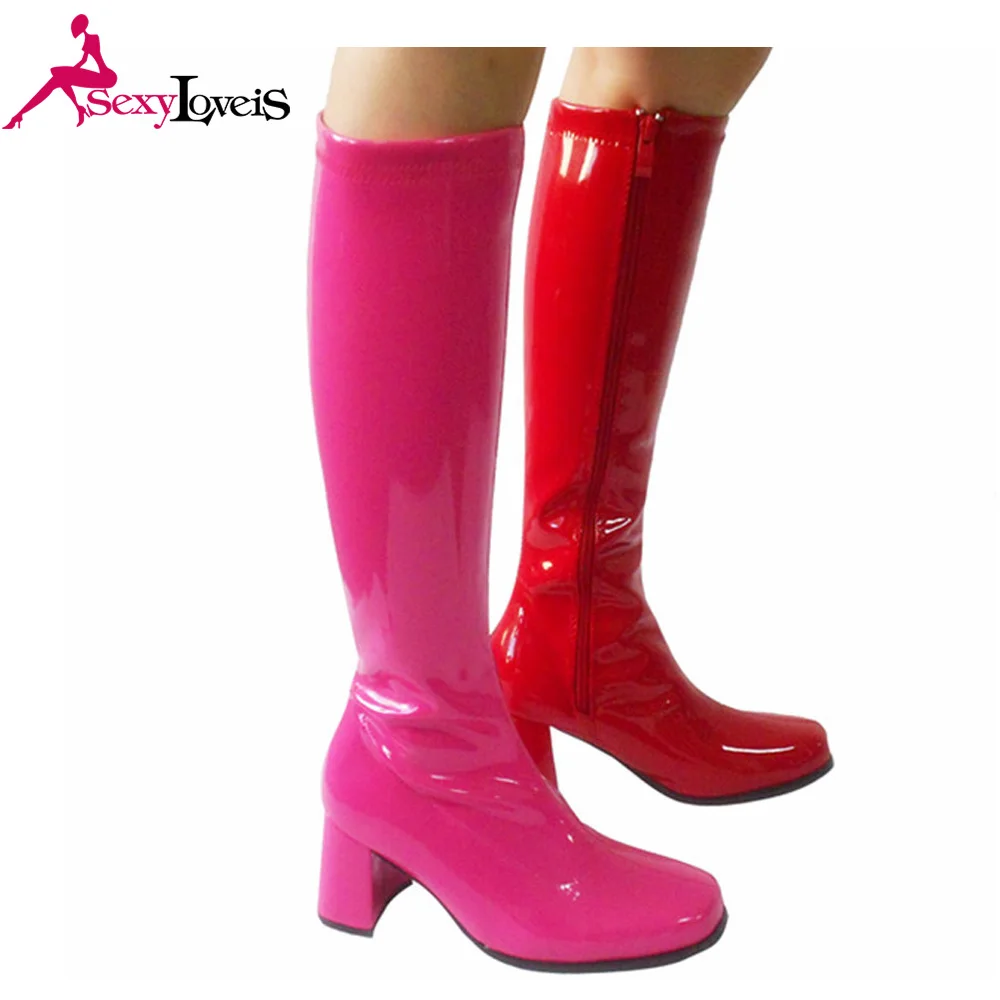 Costume Anni Sessanta Smiffys Stivali GoGo Anni 60 Donna - Smiffy's, Bianchi, Taglia 39-40, Per Costumi E Feste Stivali Moda Retrò - 8