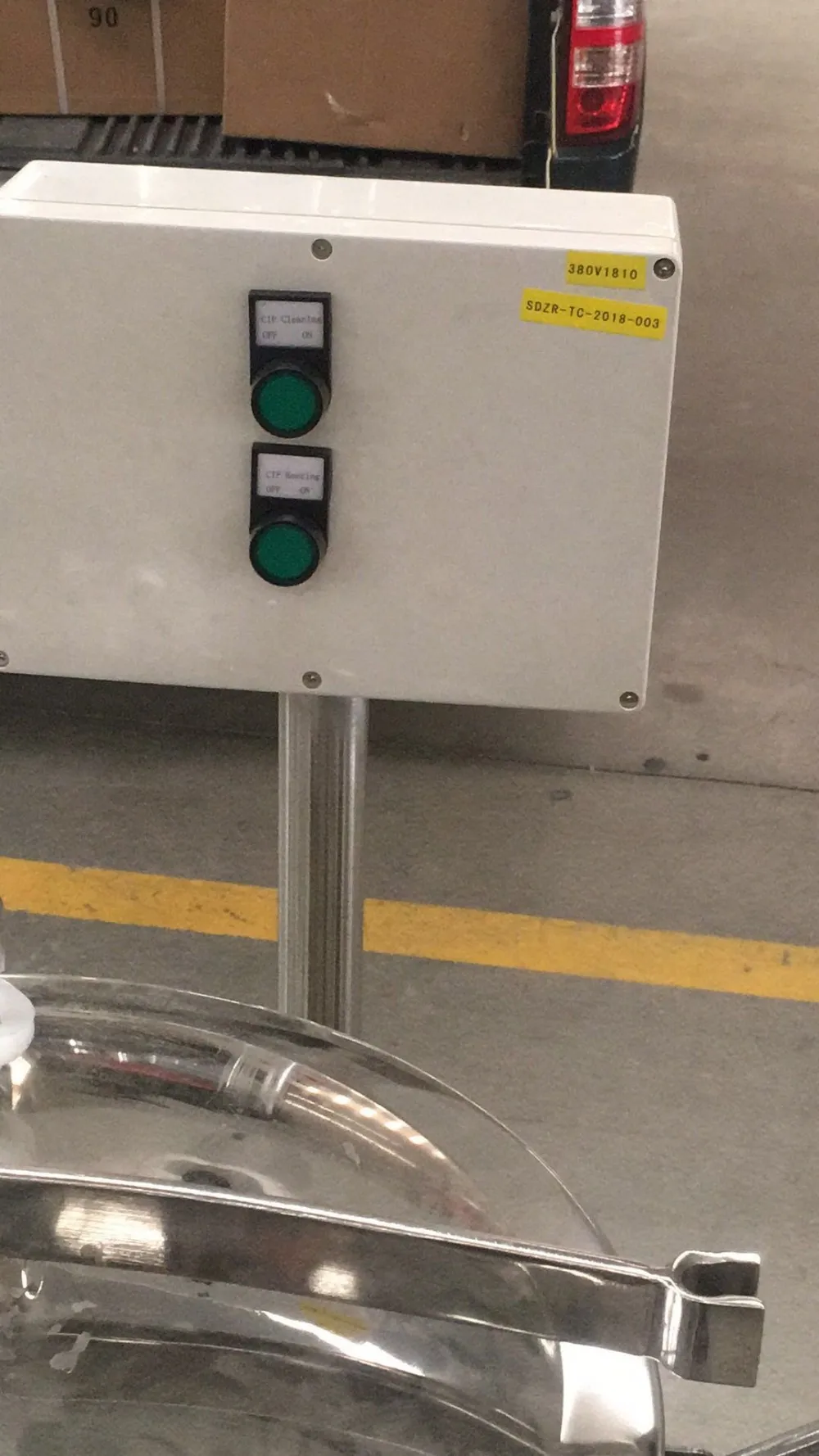 Портативный CIP 50 галлонов 100 галлонов для пивоваренного оборудования, домашняя пивоварня