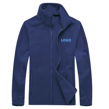 Customized design Plain Polar fleece jacket with logo