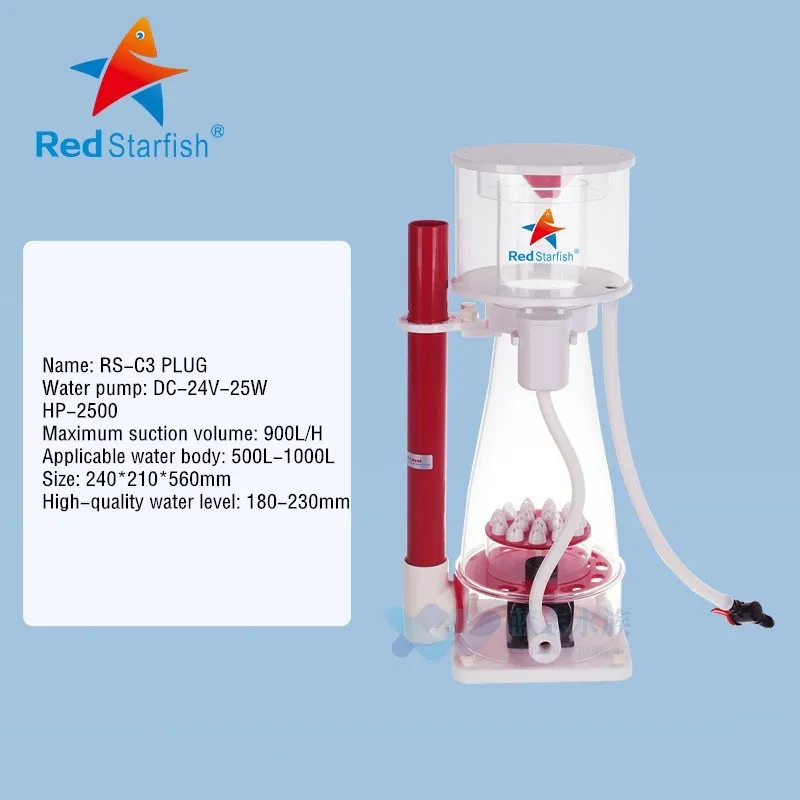 Red Starfish Protein Skimmers - Efficient Aquarium Filters