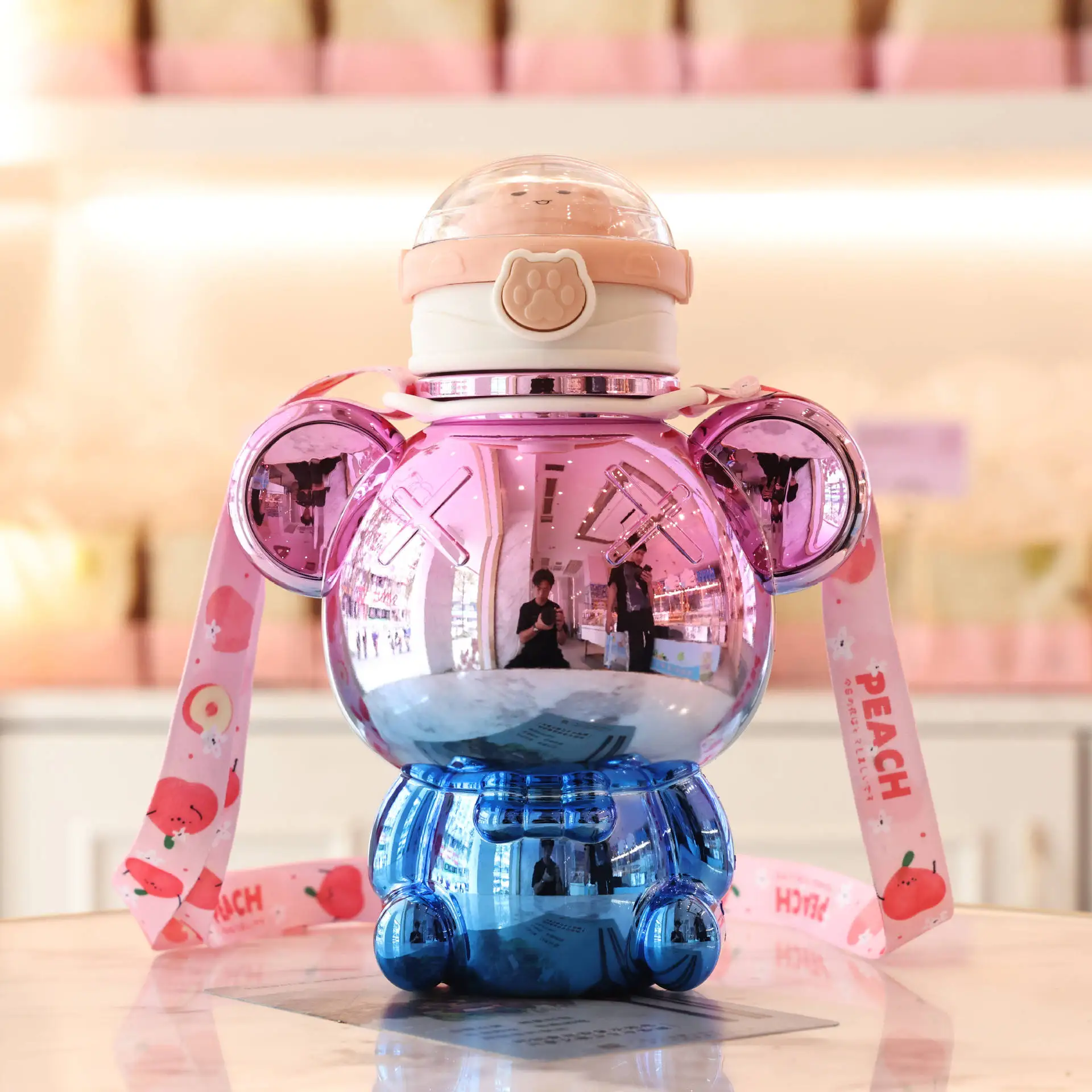 MAIMAI Bear-Shaped Water Bottle - Perfect for Kids & Sports