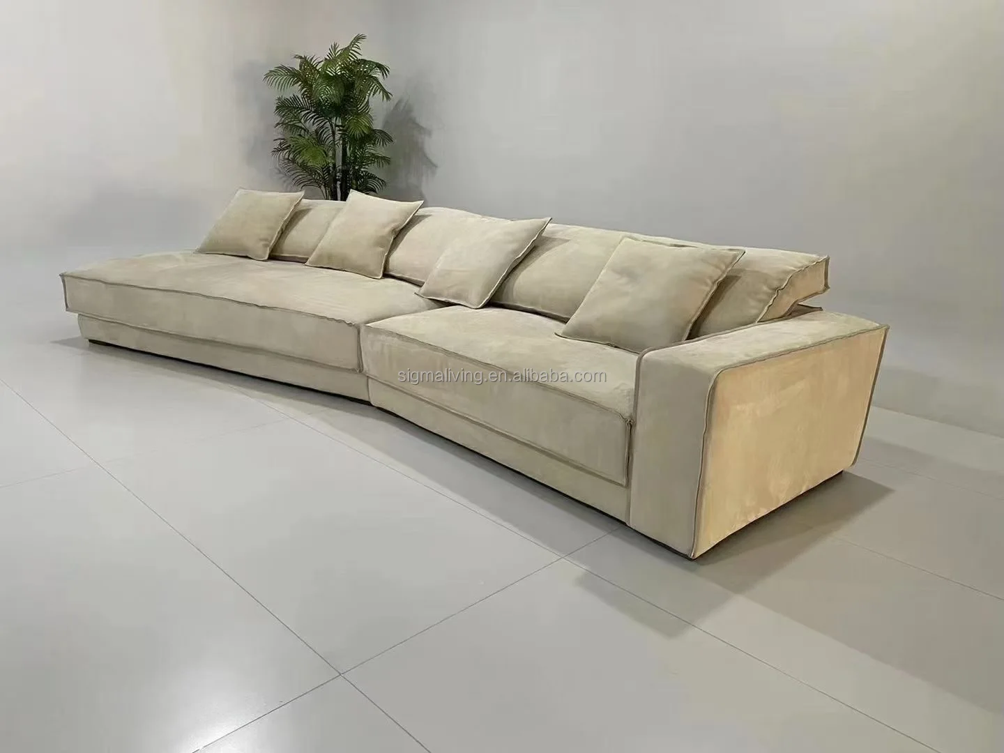 Indoor large fabric couch living room sofa