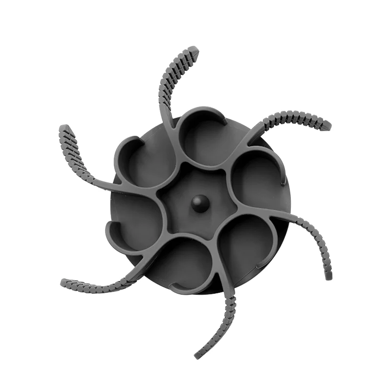 Eco-Friendly Silicone Spiral Cuttable Slow Feeder for Cats and Dogs Insert with Strong Suction Cups for Small Animals