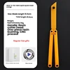 Boite blanche lumineuse orange - lame carrée