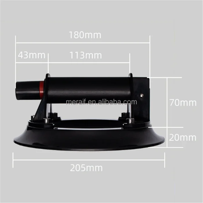 8inch Glass moving carring Vacuum Suction lifter Sucker for different glass tile ceramic automovie window  vacuum sucker