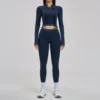 coat +bra+pants navy blue