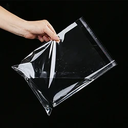 Потерянные Перезаправляемые целлофановые полипропиленовые пакеты, плотная прозрачная упаковка для одежды, сумка для хранения, конверт, пакет для доставки