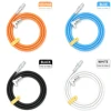 Cable desnudo [Tipo C doble, doble curvatura, con franjas de color].