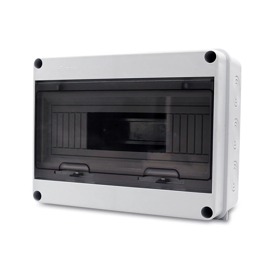 Long Warranty Durable in Use IP65 Waterproof Surface Mounted 12 Phase Miniature Circuit Breaker Distribution protection Box