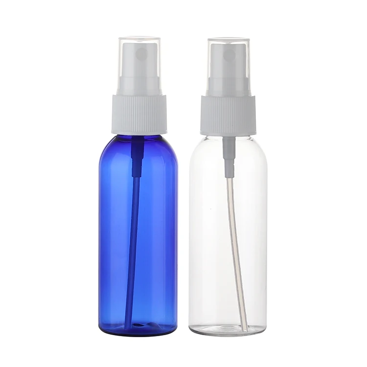 50ml 60ml 70ml 75ml Empty Transparent Plastic Fine Mist Spray Pet Bottle
