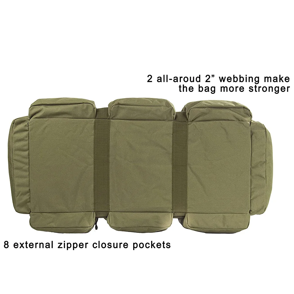 FREE SAMPLE Large Utility Bag Unfold the Bag Load Bags Sports Equipment Luggage Backpack Strap 105L