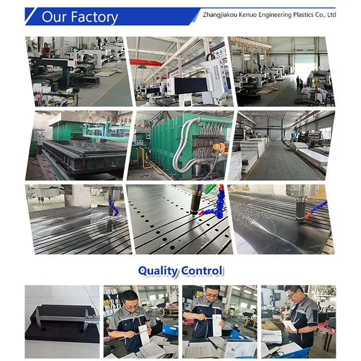 Customized Plastics Sliding Block Engineering Plastic Products Pe Mc Nylon Pa6 Nylon Block for Machining