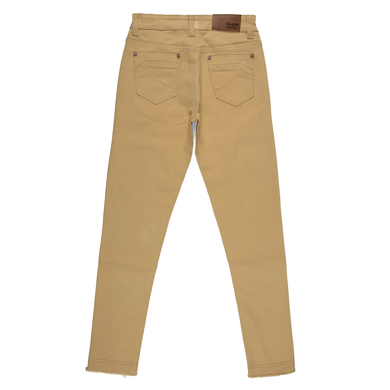 Camel Woven Belted Skinny Trouser  Trousers  PrettyLittleThing