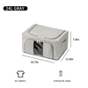 Gris 24L 15,7*11,8*7,9 pulgadas